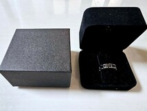 西友 宝石時計のシオジリ購入品☆ゲルマニウム指輪 セラミック BLACK サイズ17号_画像3
