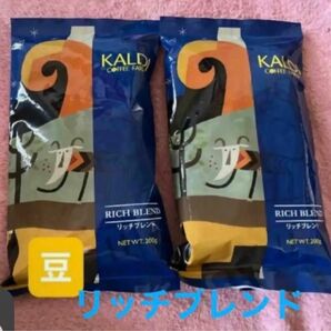 KALDI カルディ　リッチブレンド　リッチ カルディコーヒー 珈琲 コーヒー コーヒー珈琲　豆　コーヒー豆　珈琲豆　２点