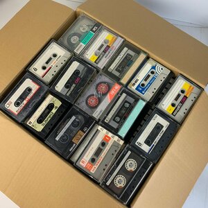 Y5-930 used . cassette tape 240 pcs set metal Hi Posi non Touch TDK SONY AXIA maxell SCOTCH DENON[ all image ]100 size Aichi 