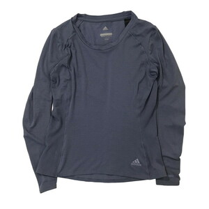 2204F-043 мужской adidas Adidas темно-синий длинный рукав S ENERGY RUNNING тренировка одежда 