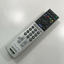 C1L235 【送料１８５円】 TV リモコン / SONY ソニー RM-JD010 動作確認済み★即発送★ テレビ_画像2