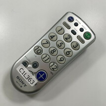 C1L363 【送料１８５円】 TV リモコン / SONY ソニー RM-P7D 動作確認済み★即発送★ テレビ_画像2