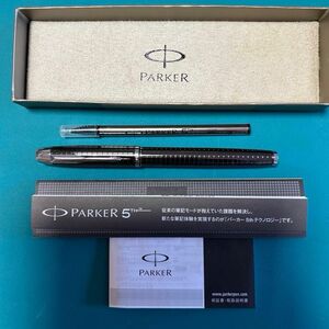 【新品未使用】 PARKER パーカー 万年筆 ガンメタ