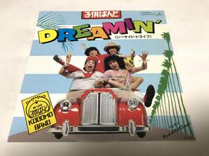 【EPレコード】見本盤　DREAMIN 子供ばんど