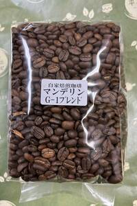  flat ... own .. coffee bean Mandheling G-1 Blend 400g.4 piece 