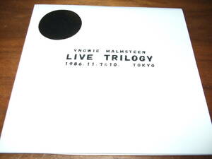 Yngwie Malmsteen{ Live Trilogy 86 }* Live 3 sheets set 