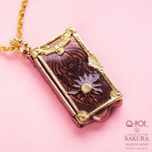  prompt decision new goods unopened Q-pot. cue pot Cardcaptor Sakura Sakura. black u card book necklace pendant meru tea 