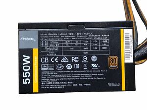 《中古》Antec EA-550 PLATINUM 550W 電源BOX X16