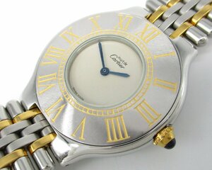 # Cartier # прекрасный товар * неподвижный товар # мужской Must 21 Van ti Anne # наручные часы 