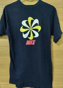 NIKE ナイキ Tシャツ ネイビー 半袖 濃紺 NAVY 風車ナイキ ヴィンテージ 90s 80s 70s 古着 メンズ レディース Vintage ビンテージ レトロ 