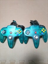 ニンテンドー64 コントローラー クリアブルー NINTENDO64 CONTROLLER 任天堂 _画像1