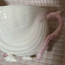 ベリーク　ネプチューン　ピンク　カップ　ソーサー　アイルランド　BELLEEK_画像6