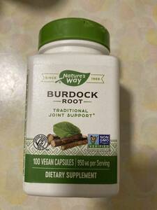 nature's way burdock root バードックルート　100入