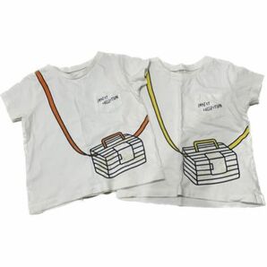 インセクトコレクション　Tシャツ　100 110 カマキリ　カブトムシ　２枚セット　虫カゴ