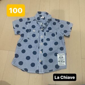 美品！キムラタン　La Chiave ラキエーベ　100 半袖シャツ シャツ 半袖