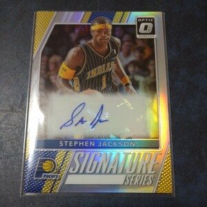 【Stephen Jackson】2017-18 Donruss Optic Autograph