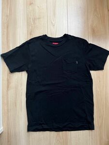 シュプリーム　supreme ポケットTシャツ　ポケットt ブラック　S Tシャツ　 半袖