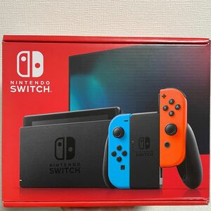 【新品未使用】任天堂　 ニンテンドースイッチ　ネオンブルー ネオンレッド バッテリー持続時間が長くなった新モデル