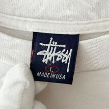 90s OLD STUSSY 紺タグ ドラゴン Tシャツ L USA製 ビンテージ 90年代 オールド ステューシー 龍 竜 アメリカ製 オリジナル ヴィンテージ_画像4