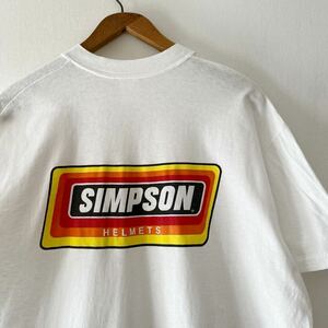 70s SIMPSON HELMET Tシャツ USA製 ビンテージ 70年代 シンプソン ヘルメット モータースポーツ アメリカ製 オリジナル ヴィンテージ