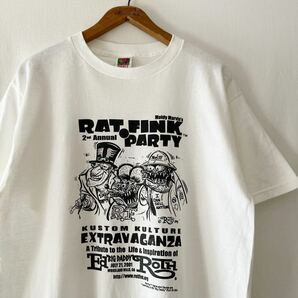 デッドストック! 01年 ED ROTH カスタムカルチャーイベント Tシャツ L ビンテージ 00s エドロス ラットフィンク RAT FINK ヴィンテージの画像1