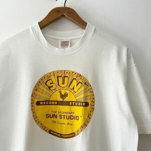 90s SUN RECORDS Tシャツ L ビンテージ 90年代 サンレコード エルビスプレスリー ジョニーキャッシュ オリジナル ヴィンテージ