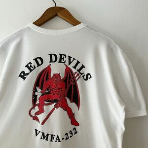 80s VMFA-232 RED DEVILS ミリタリー Tシャツ ビンテージ 80年代 第232海兵戦闘攻撃飛行隊 レッドデビル ヴィンテージ