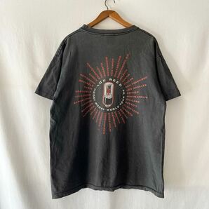 96年 LOU REED HOOKY WOOKY WORLD TOUR Tシャツ L USA製 ビンテージ 90s 90年代 ルーリード velvet underground オリジナル ヴィンテージの画像3
