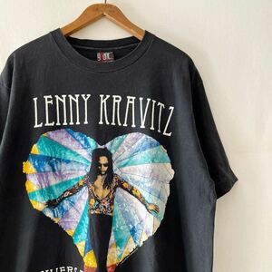 93 year LENNY KRAVITZ UNIVERSAL LOVE TOUR T-shirt XL USA made Vintage 90s 90 period re knee kla Bit'z band original Vintage 