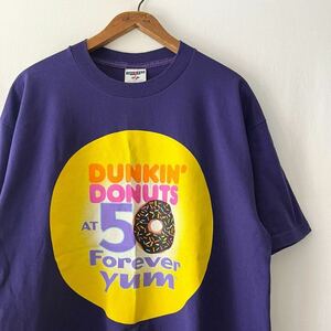 2000年 DUNKIN' DOUNUTS Tシャツ XL ビンテージ 00s 00年代 オールド ダンキンドーナツ 企業T ヴィンテージ