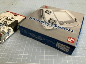 [ unused : Junk ]BANDAI WonderSwan skeleton blue box attaching 