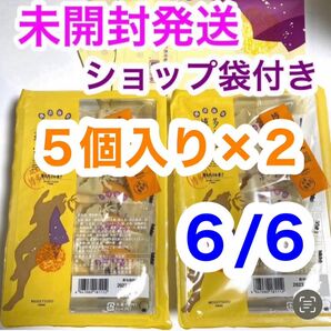 未開封発送 博多通りもん 通りもん ５個×２ 10個 ショップ袋付 とおりもん