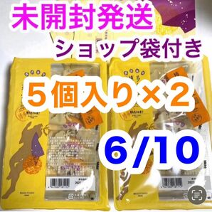 未開封発送 博多通りもん 通りもん ５個×２ 10個 ショップ袋付 とおりもん