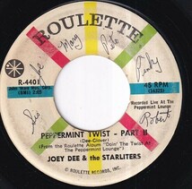 Joey Dee & The Starliters - Peppermint Twist Part I / Peppermint Twist - Part II (C) OL-R482_画像2