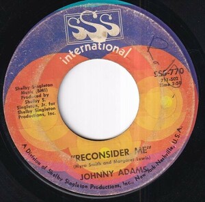 Johnny Adams - Reconsider Me / If I Could See You One More Time (C) SF-R456