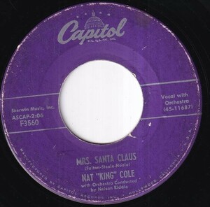 Nat King Cole - Take Me Back To Toyland / Mrs. Santa Claus (C) OL-R500