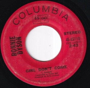 Ronnie Dyson - (If You Let Me Make Love To You Then) Why Can't I Touch You? / Girl Don't Come (A) SF-R246