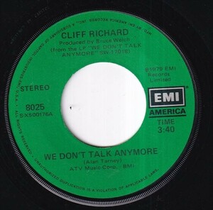 Cliff Richard - We Don't Talk Anymore / Count Me Out (A) RP-S023