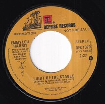 Emmylou Harris - Light Of The Stable (Mono) / Light Of The Stable (Stereo) (A) RP-S004_画像2