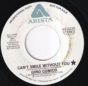 Gino Cunico - Can't Smile Without You (Mono) / Can't Smile Without You (Stereo) (A) RP-R652