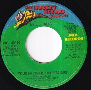 Neil Sedaka - Bad Blood / Your Favorite Entertainer (A) RP-S062