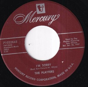 The Platters - I'm Sorry / He's Mine (A) OL-S027