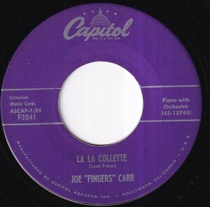 [Jazz] Joe Fingers Carr - La La Collette / I'm A Little Echo (A) SF-R027