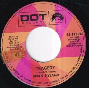 Brian Hyland - Tragedy / You'd Better Stop - And Think It Over (A) RP-S300
