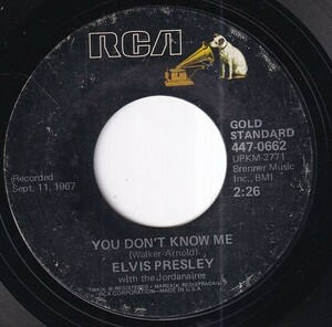 Elvis Presley - Big Boss Man / You Dont Know Me (A) RP-S241