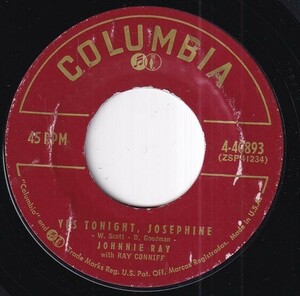Johnnie Ray With Ray Conniff - Yes Tonight, Josephine / No Wedding Today (A) OL-S419
