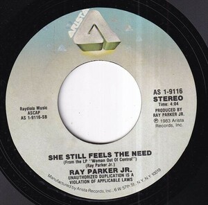 Ray Parker Jr. - I Still Can't Get Over Loving You / She Still Feels The Need (A) SF-S321