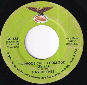 Ray Reeves - A Phone Call From God (Part 1) / A Phone Call From God (Part 2) (B) FC-S150