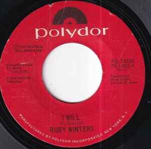 Ruby Winters - I Will / Something's Burning (C) SF-S594