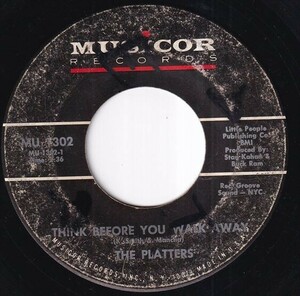 The Platters - Think Before You Walk Away / So Many Tears (B) SF-S142